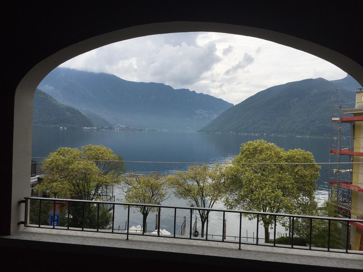 Le Suites Al Lago Melide Exterior foto